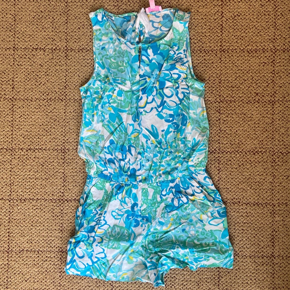 Lilly Pulitzer Romper in “Resort White in a Pinch”